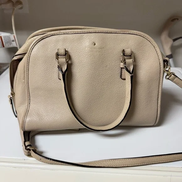 Kate Spade New York Bayley Satchel – Beige / Rose Cloud – Detachable Strap - Picture 3 of 9